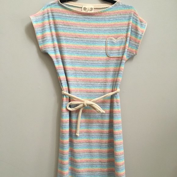 Vintage Dresses & Skirts - ✨HOST PICK✨RARE 1970s Vintage Sears Pastel Striped Dress